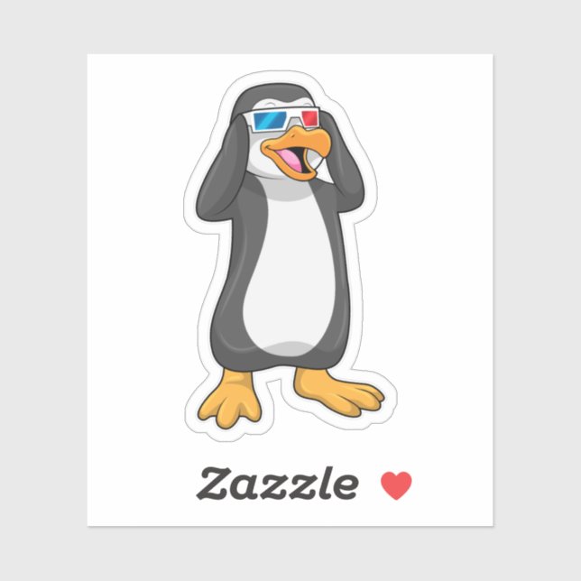 Penguin with Glasses (Sheet)
