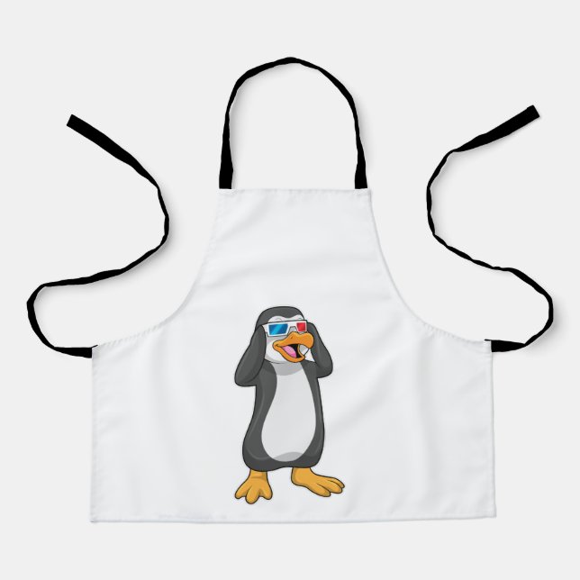 Penguin with Glasses Apron (Front)