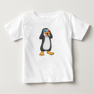 Penguin with Glasses Baby T-Shirt