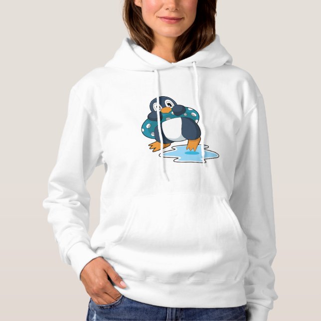 Penguin with Lifebuoy Hoodie (Front)