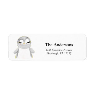 Penguin with Mask Return Address