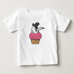 Penguin with Muffin Baby T-Shirt
