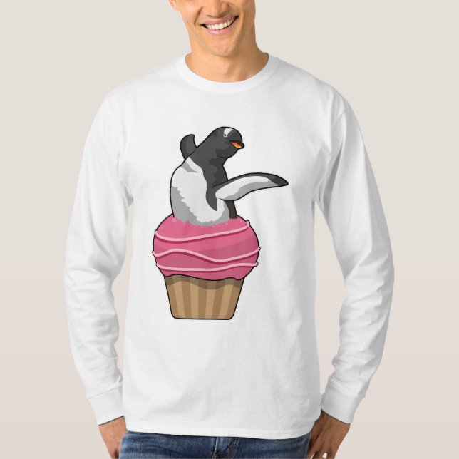 Penguin with Muffin T-Shirt (Front)