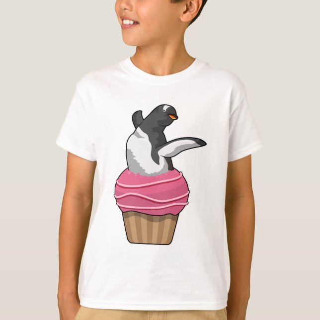 Penguin with Muffin T-Shirt (Front)