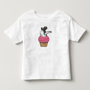 Penguin with Muffin Toddler T-Shirt