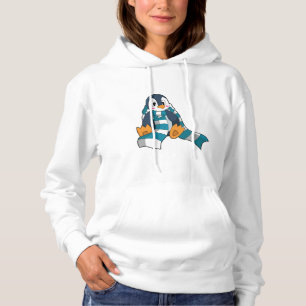 Penguin with Scarf Hoodie