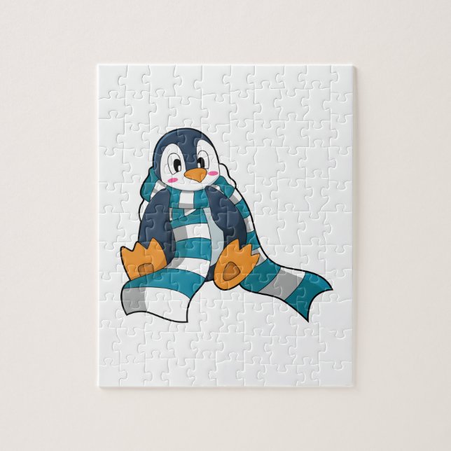 Penguin with Scarf Jigsaw Puzzle (Vertical)