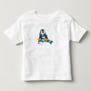 Penguin with Scarf Toddler T-Shirt