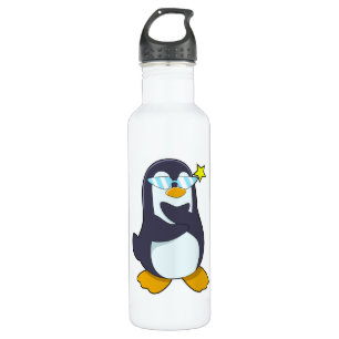Penguin with Sunglasses 710 Ml Water Bottle
