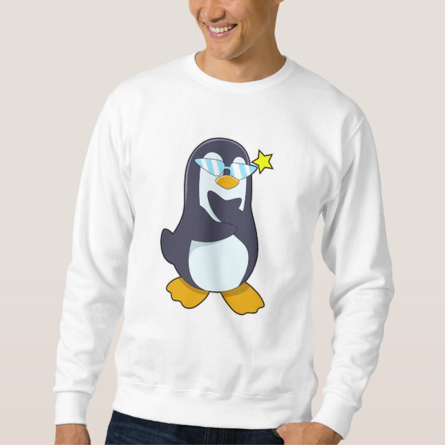 Penguin with Sunglasses Sweatshirt (Front)