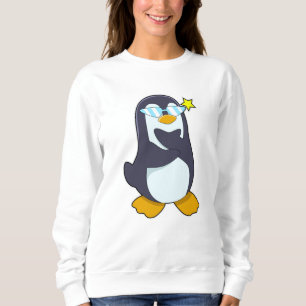 Penguin with Sunglasses Sweatshirt