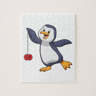 Penguin with Yo-Yo Jigsaw Puzzle