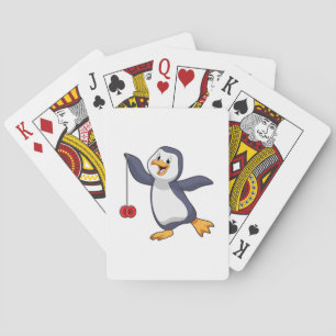 Penguin with Yo-Yo Playing Cards