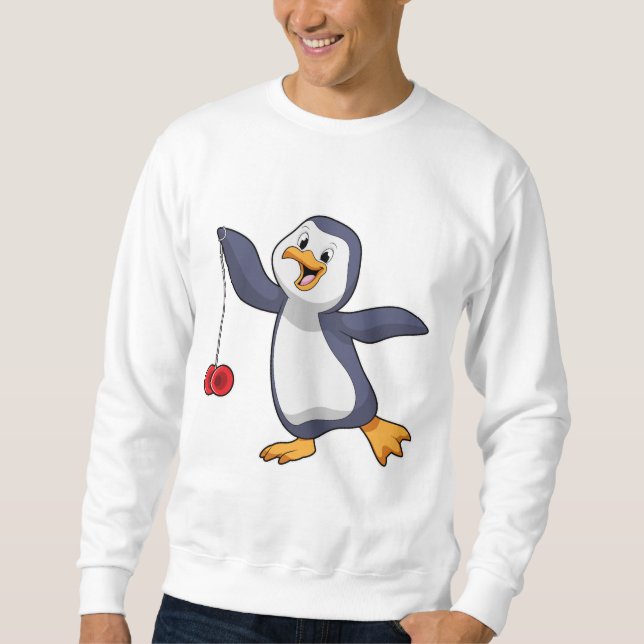 Penguin with Yo-Yo Sweatshirt (Front)