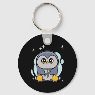 Penguin World Dyslexia Awareness  Key Ring