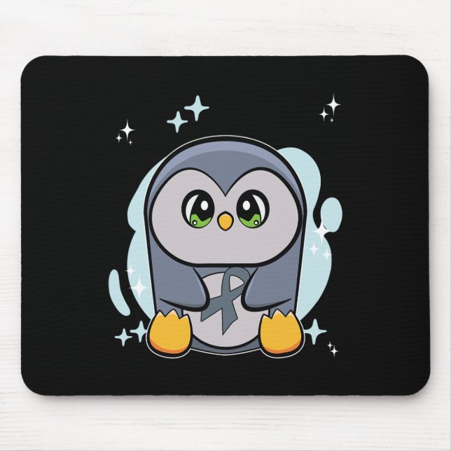 Penguin World Dyslexia Awareness  Mouse Mat (Front)