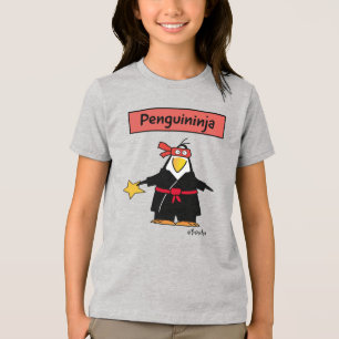 PENGUININJA penguin ninja by Sandra Boynton Tri-Blend Shirt