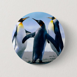 Penguins 6 Cm Round Badge