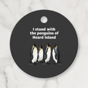 Penguins Against Tariffs Anti Trump Garden Flag Favour Tags