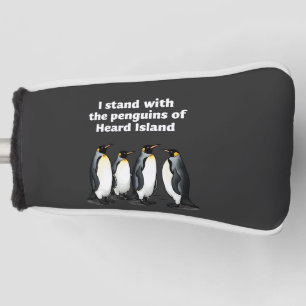 Penguins Against Tariffs Anti Trump Garden Flag   Golf Head Cover