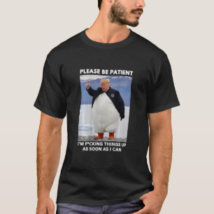 Penguins Against Tariffs Anti-trump Protest Hands T-Shirt
