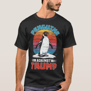 Penguins Against Trump Penguin Flippers Up Anti Tr T-Shirt