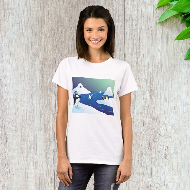Penguins And Ice T-Shirt (Creator Uploaded)