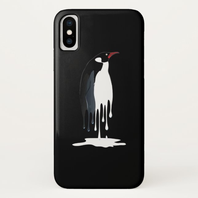Penguins Antarctica Penguin Distressed Case-Mate iPhone Case (Back)