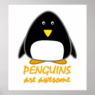 Penguins are Awesome Poster