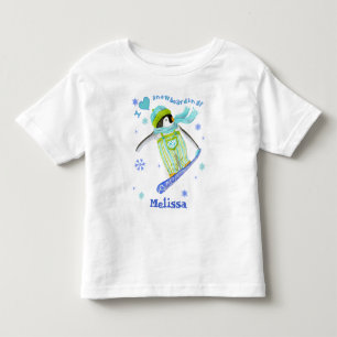 Penguins at Play, Snowboarding, Infant T-shirt