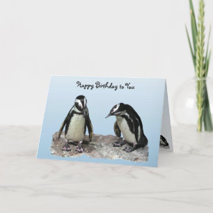 Penguins Birthday Card