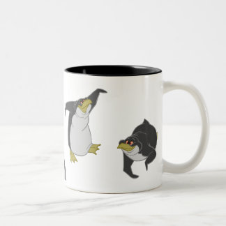 Penguins Black and White Mug