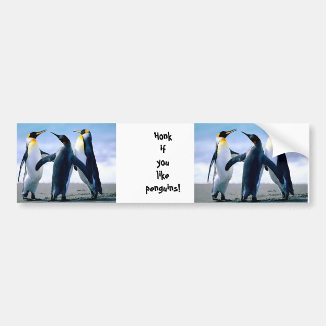 Penguins Bumper Sticker (Front)