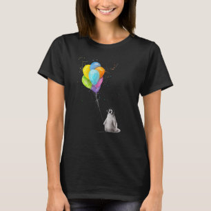Penguins Can't Fly cute penguin with Balloons no o T-Shirt