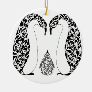 PENGUINS CERAMIC TREE DECORATION