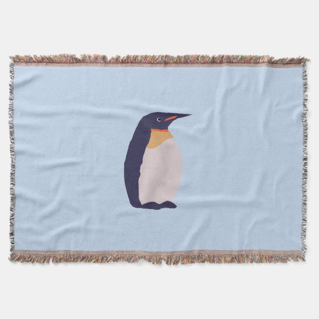 Penguins, chill throw blanket (Front)