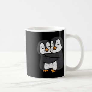 Penguins Couple Hug Cute Women Men Boys Girls Kids Coffee Mug