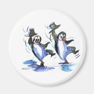 Penguins Dancing Magnet