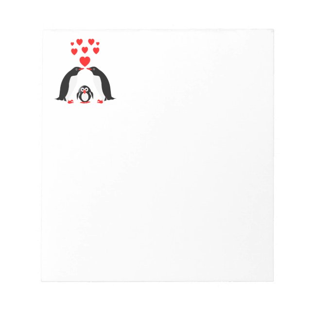 Penguins family notepad (Front)