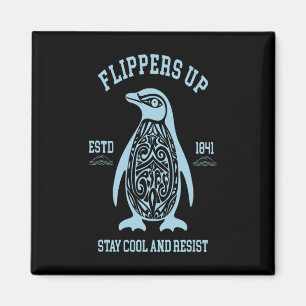 Penguins Flipping Up Stay Cool And Resist Trump Magnet