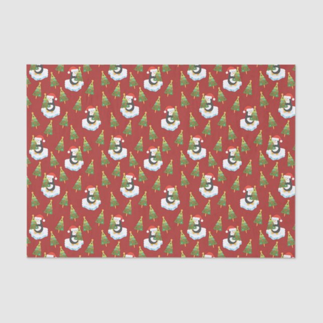 Penguins For Christmas  Tissue Paper (Front)