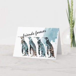 Penguins Friends Forever Card