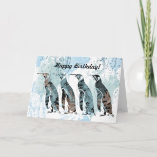 Penguins Friends Forever Card