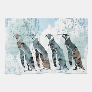 Penguins Friends Forever Tea Towel