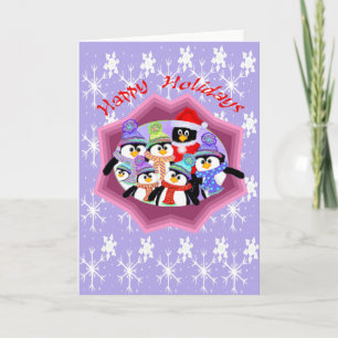 Penguins Greeting Cards