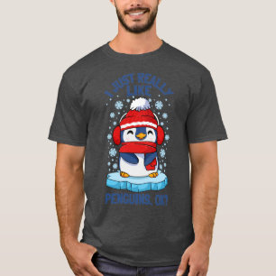 Penguins I Just Really Like Penguins T-Shirt