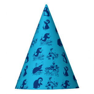 penguins in Antarctica Party Hat