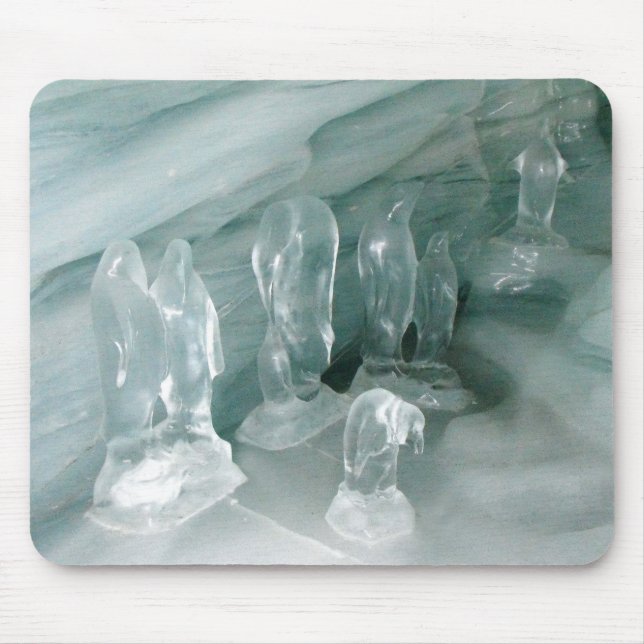 Penguins in ice mouse mat (Front)