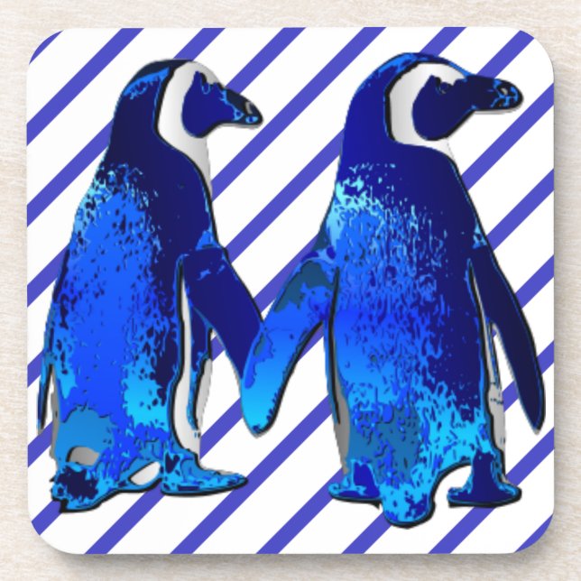 Penguins in Love - Coaster (Front)