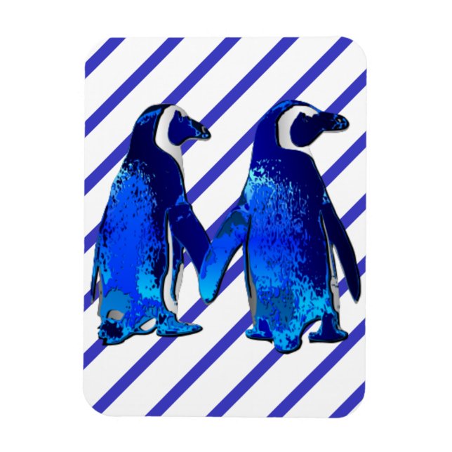 Penguins in Love - Magnet (Vertical)